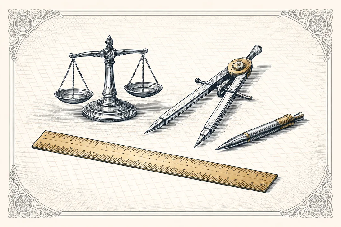 Methodology, engraved illustration